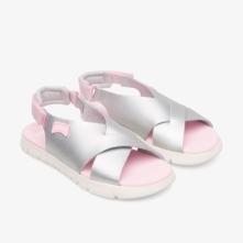 Camper Grey / Pink Sandals Kids - Oruga Online Ireland | PQMDT1673